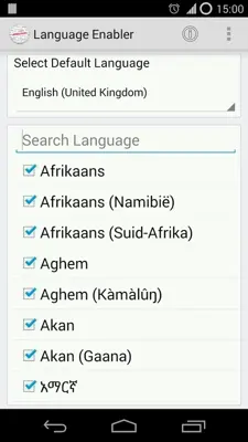 Language Enabler android App screenshot 4